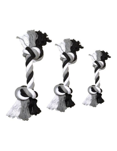 corde-avec-nœuds-grise-et-blanche
