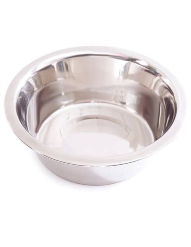 Gamelle inox pour chien vue de dessus