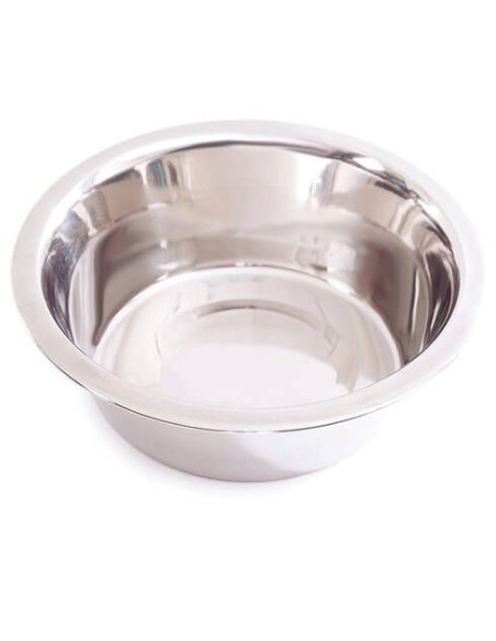 Gamelle inox pour chien vue de dessus