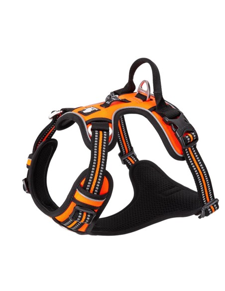 Harnais Country+ Truelove vue de côté gauche - orange - kaliboutik