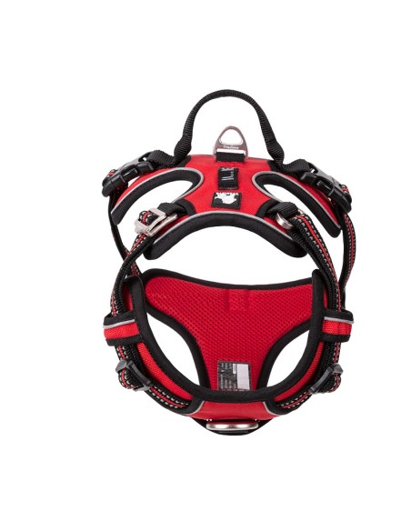 Harnais Country+ Truelove vue de face - rouge - kaliboutik
