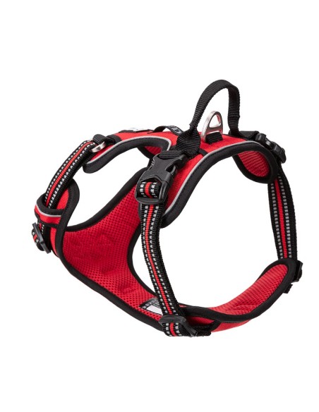 Harnais Country+ Truelove vue de côté droite - rouge - kaliboutik