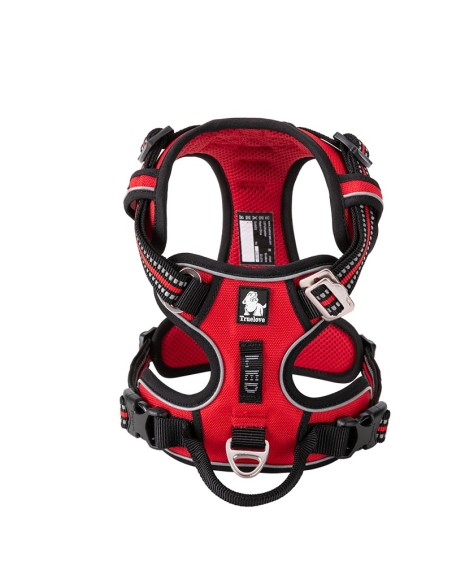 Harnais Country+ Truelove vue de dessus - rouge - kaliboutik