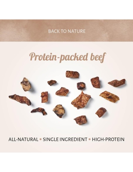 Autre vue des morceaux de boeuf 100% naturels.