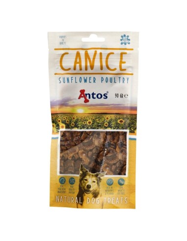 Morceaux volailles 100% naturels. CANICE POULTRY 90 GR Vue avant de sachet