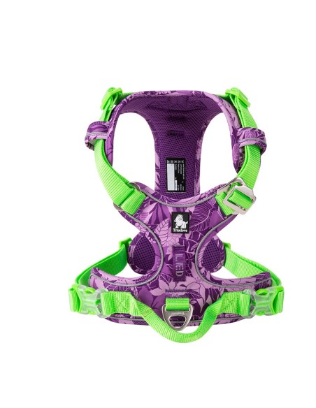 Harnais Country+ spécial édition Truelove vue de dessus - violet et vert - kaliboutik