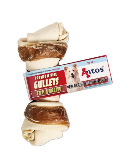 Os à macher avec pharynx de boeuf. Antos HEAVY PRIME BONE WHITE + GULLETS