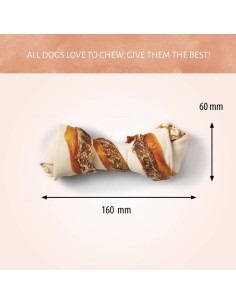 Os à macher avec pharynx de boeuf. Antos HEAVY PRIME BONE WHITE + GULLETS 2