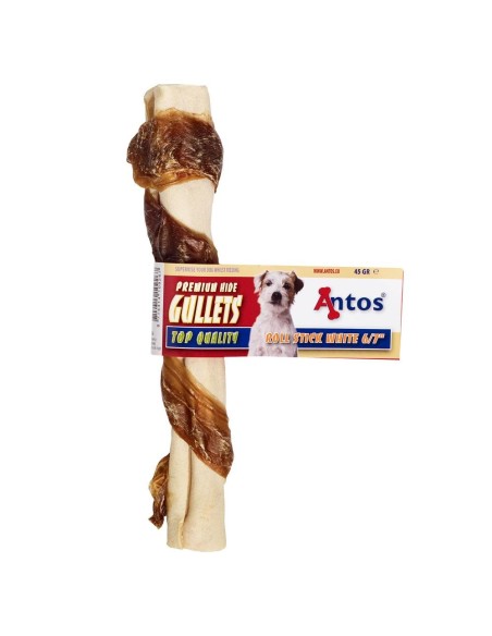 Os à macher avec pharynx de boeuf M. Antos ROLL STICK WHITE + GULLETS