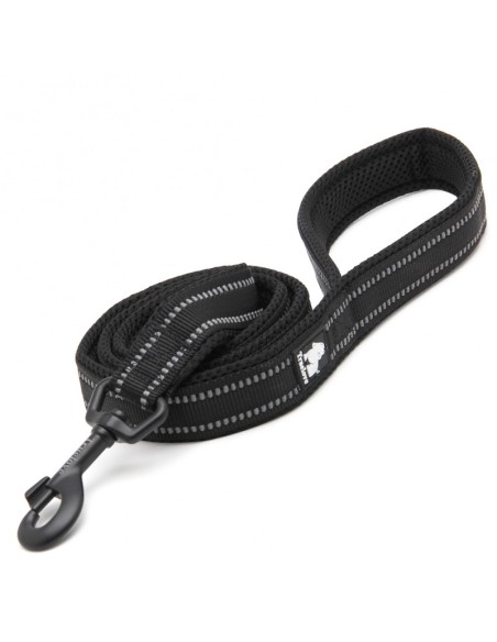 Laisse truelove noire - enroulée