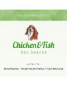 Lamelles de poulet et poisson double 100 gr