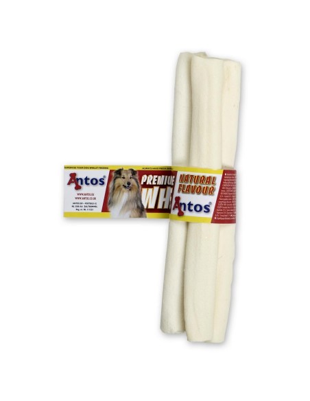 Bâtonnets Os à macher par lot de 3. Antos MINI ROLL 3 PCES BLANC