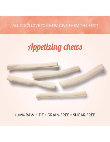 Dureté des bâtonnets Os à macher par lot de 3. Antos MINI ROLL 3 PCES BLANC