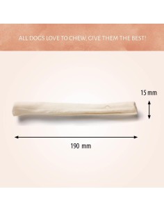 Bâtonnets Os à macher par lot de 3. Antos MINI ROLL 3 PCES BLANC 2