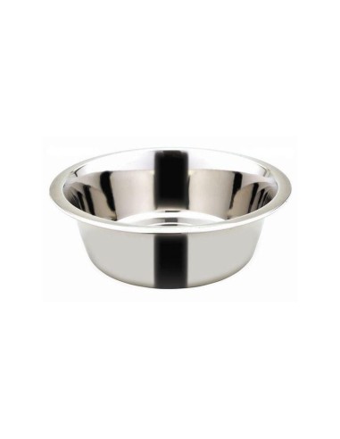 Gamelle inox pour chien vue de profil