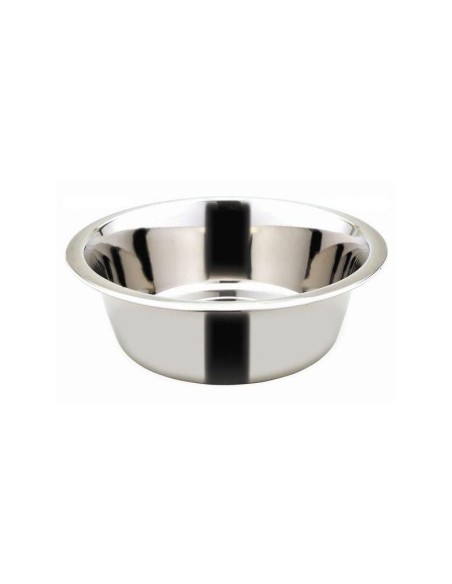 Gamelle inox pour chien vue de profil