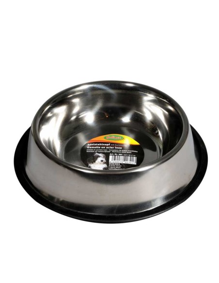 Gamelle inox antidérapante pour chien