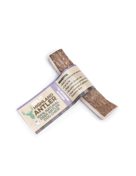 Bois de cerf taille moyenne fendue