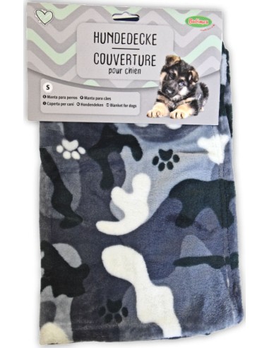 Couvertures polaires pour chiens camouflage taille S